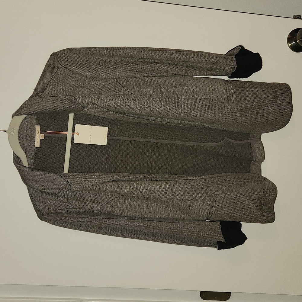 NWT Stitch Fix Skies are Blue Asa Knit Blazer Jacket Grey Medium